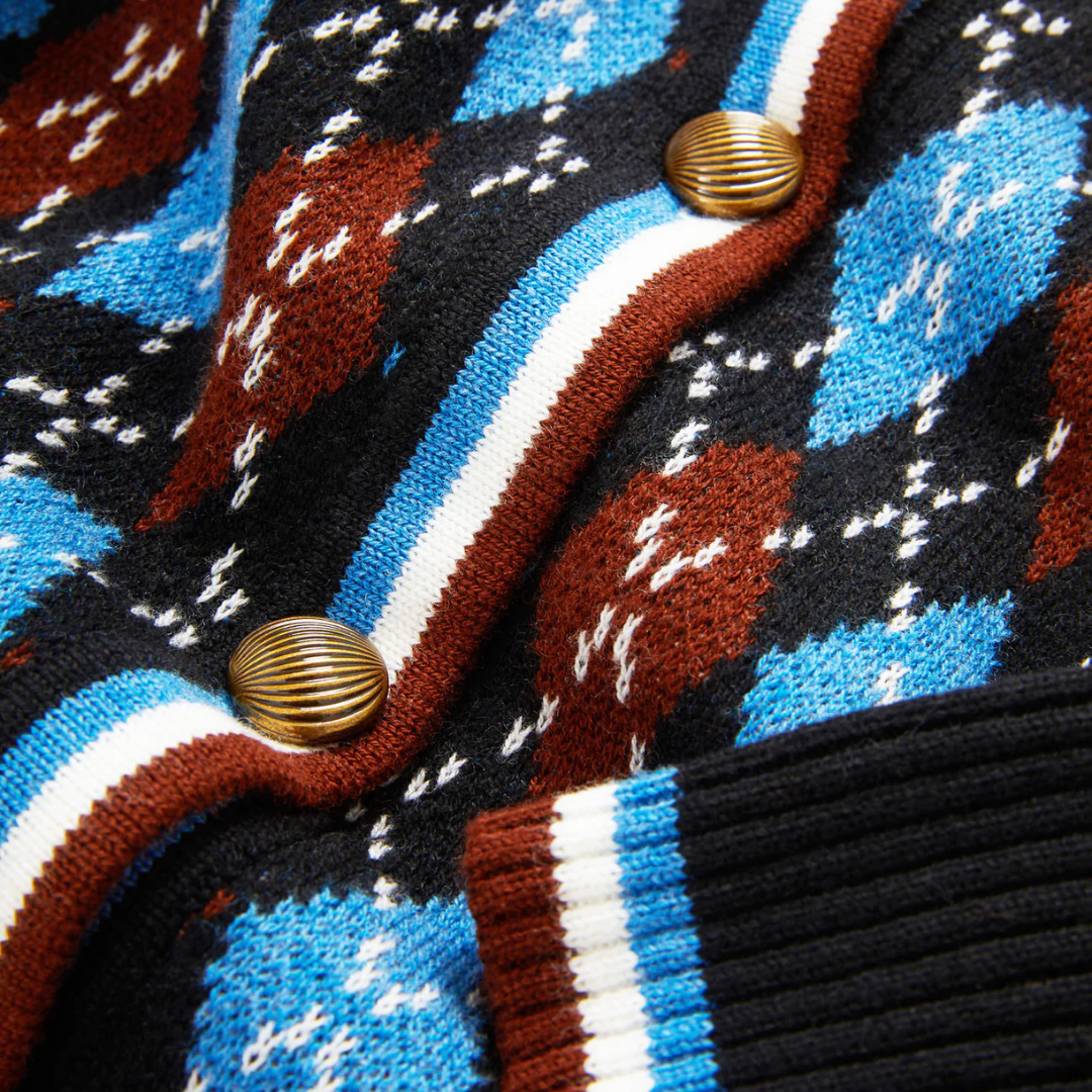 Sylvane Cardigan in Black Multi