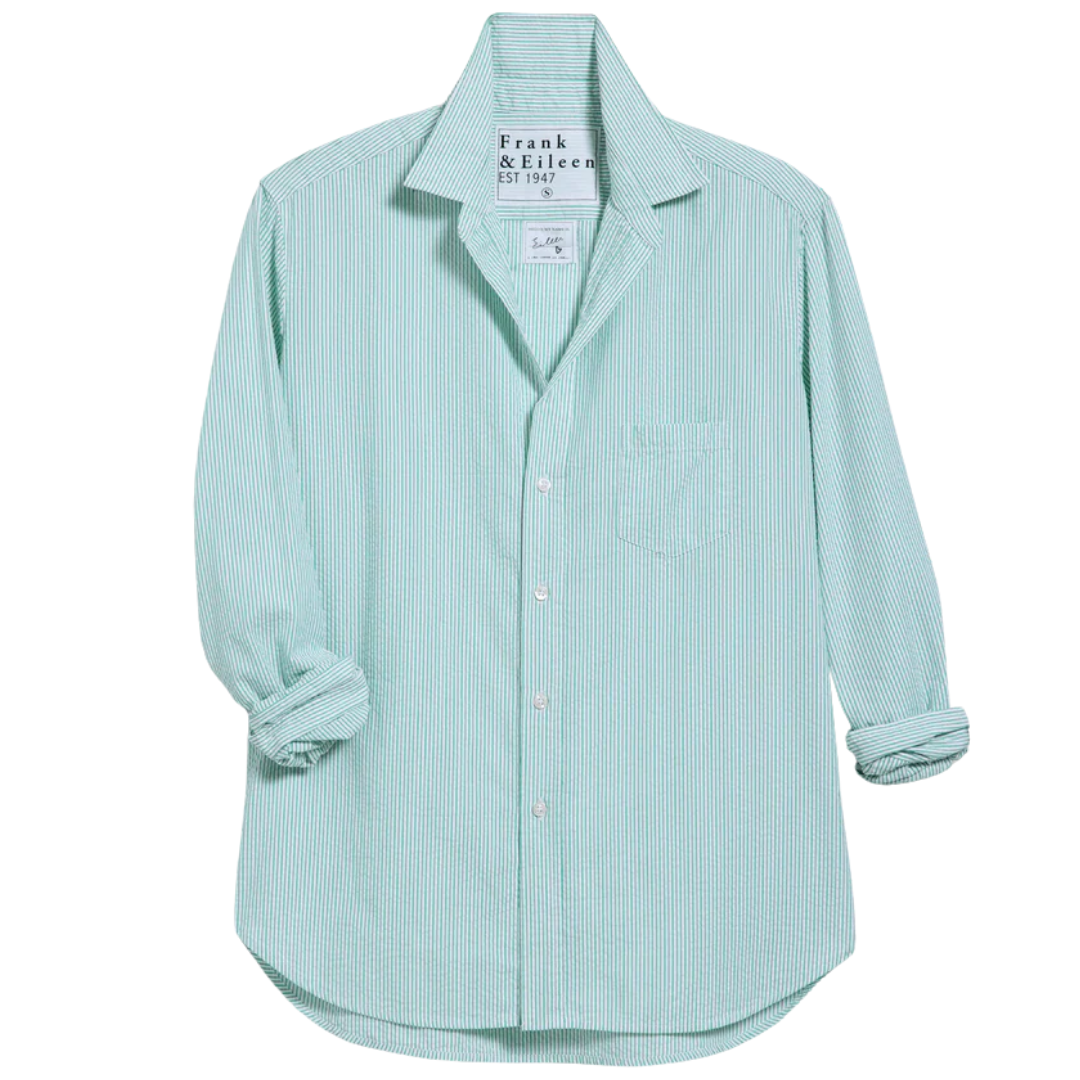 Eileen in Green Stripe