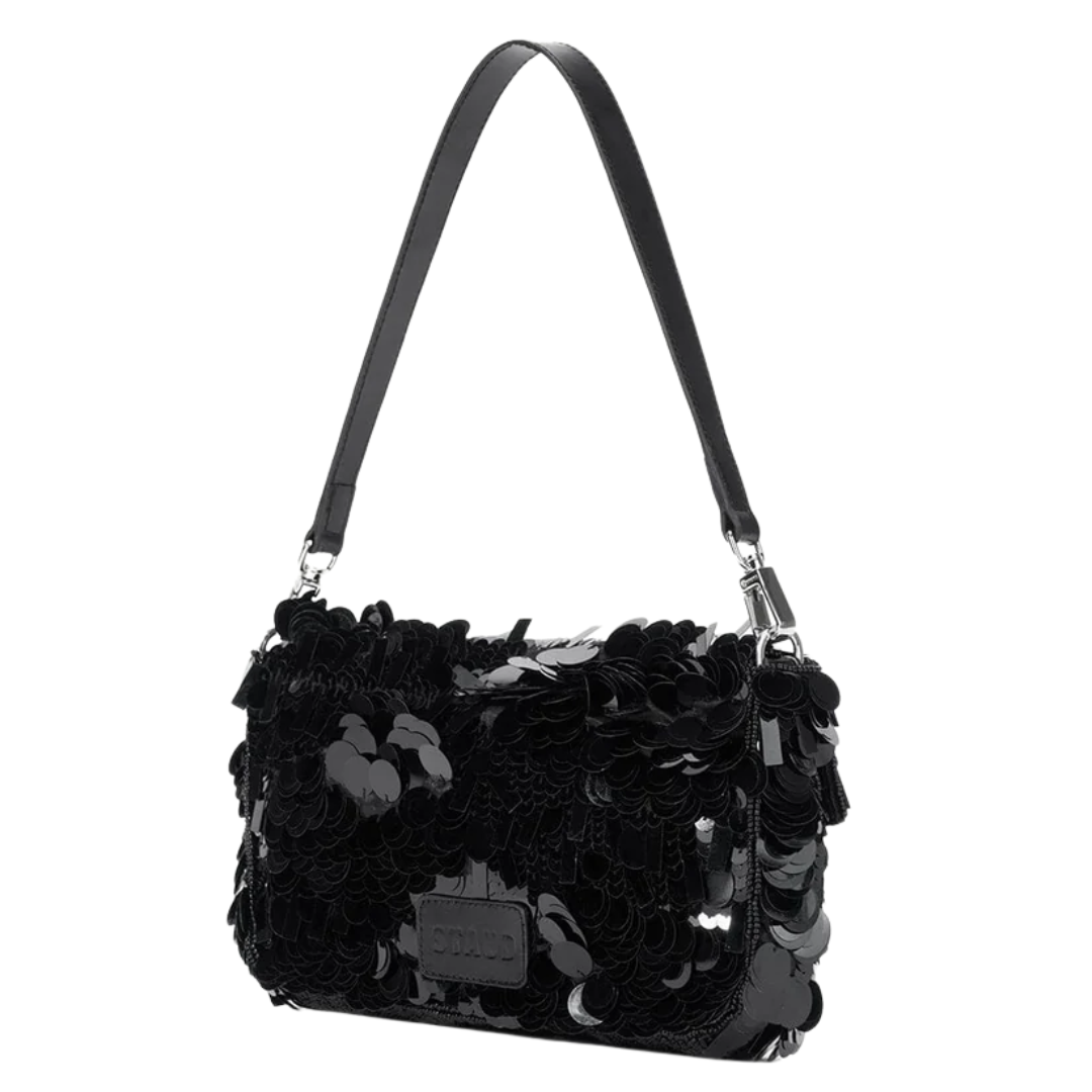 Timmy Convertible Shoulder Bag in Black