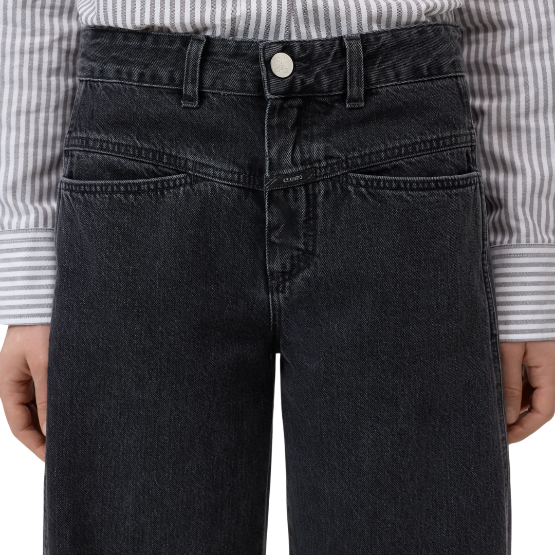 Tori-X Barrel Jeans in Dark Grey
