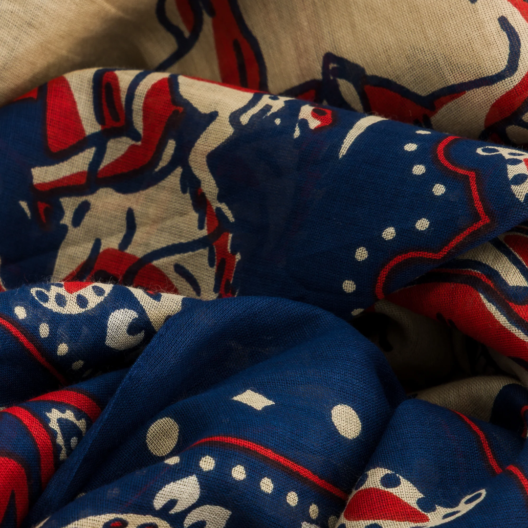 Rodeo Scarf in Navy