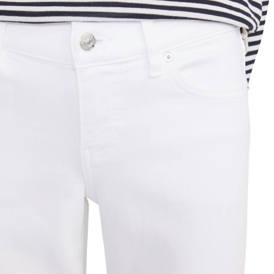 Low Rise Le Slim Palazzo in White