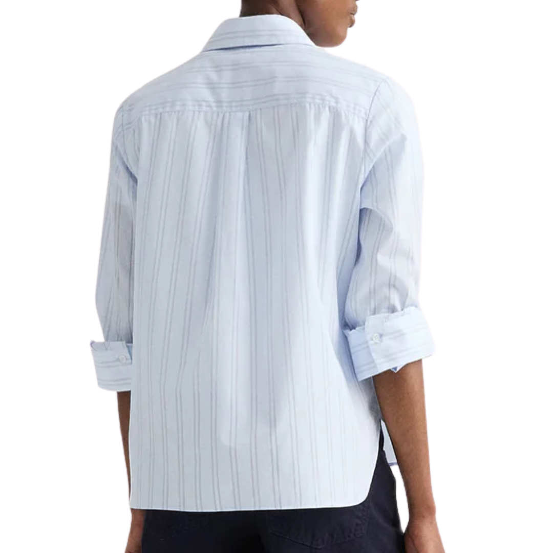 Boyfriend Shirt in Blue/Midnight