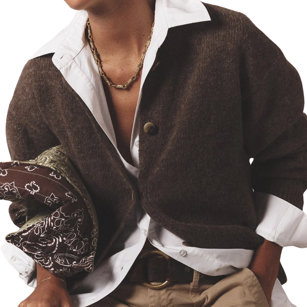 Cameron Cardigan in Taupe