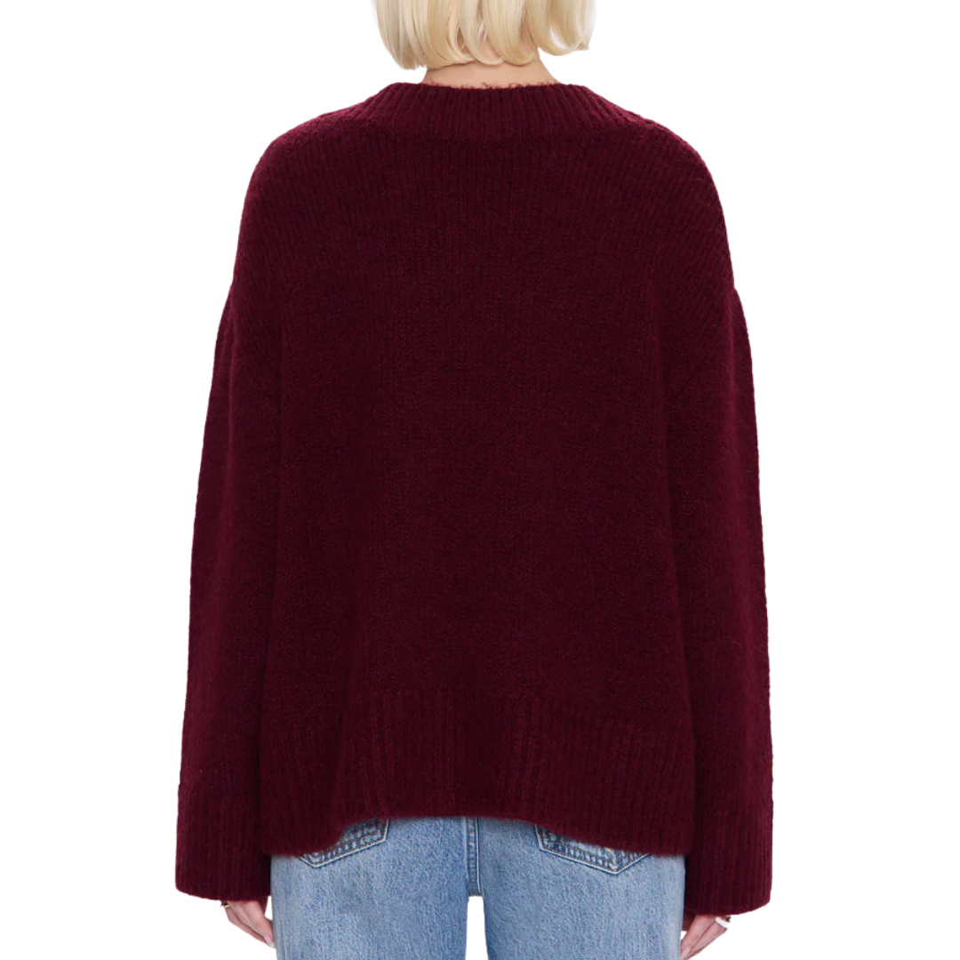 Talia Sweater in Claret