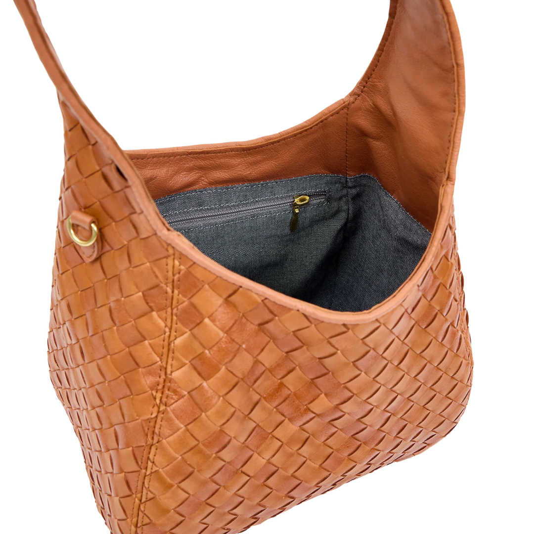 Petit Bando in Natural Woven Diagonal