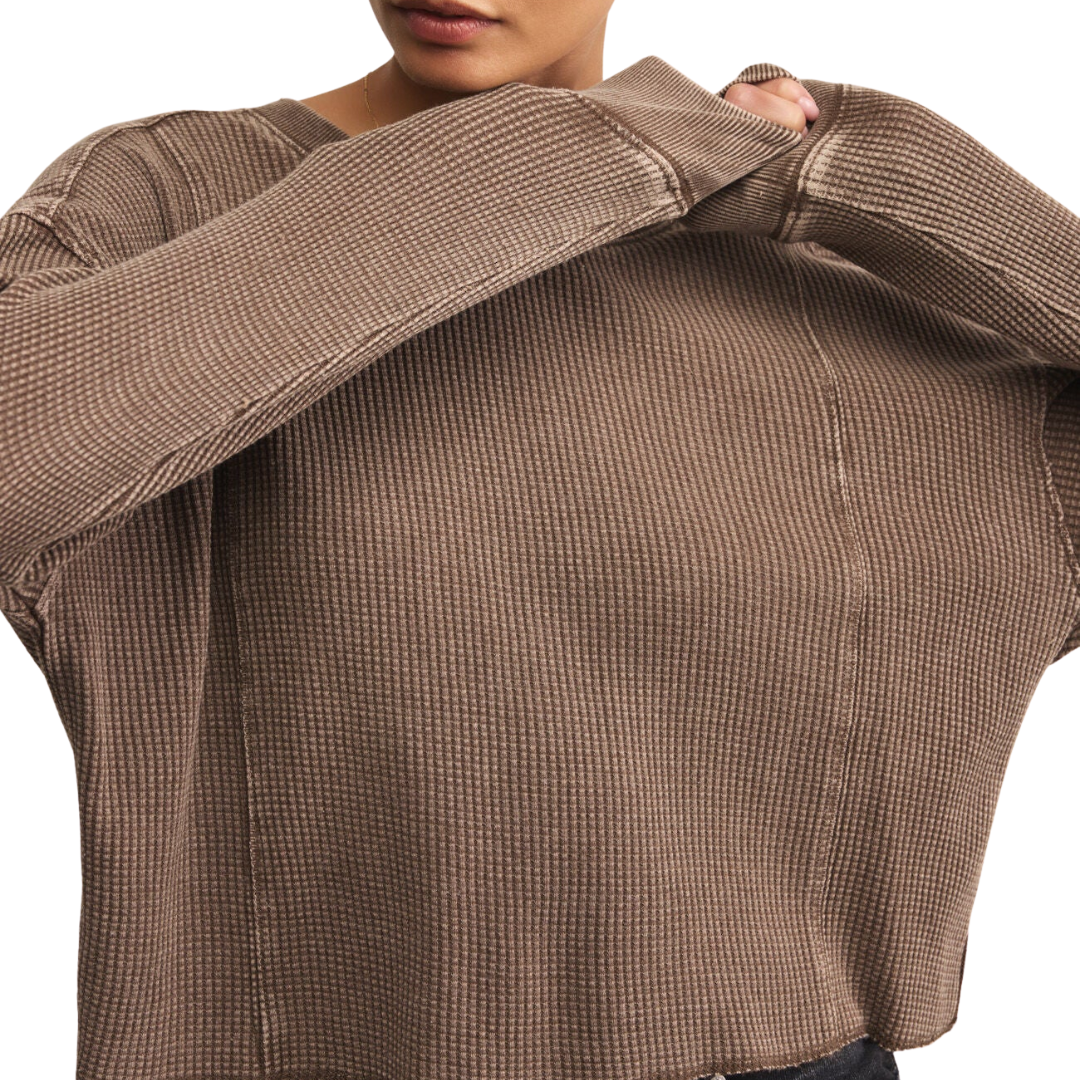 Angel Mini Thermal Top in Suede
