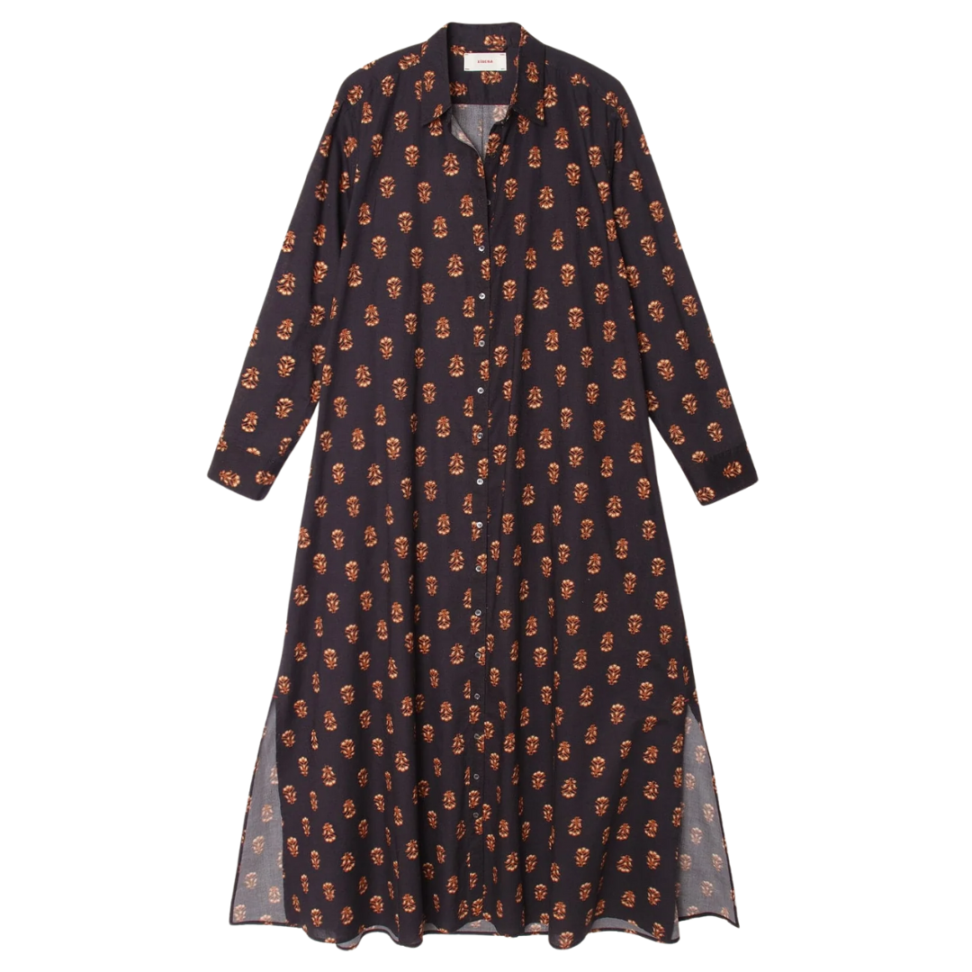 Boden Dress in Wheat Stamp