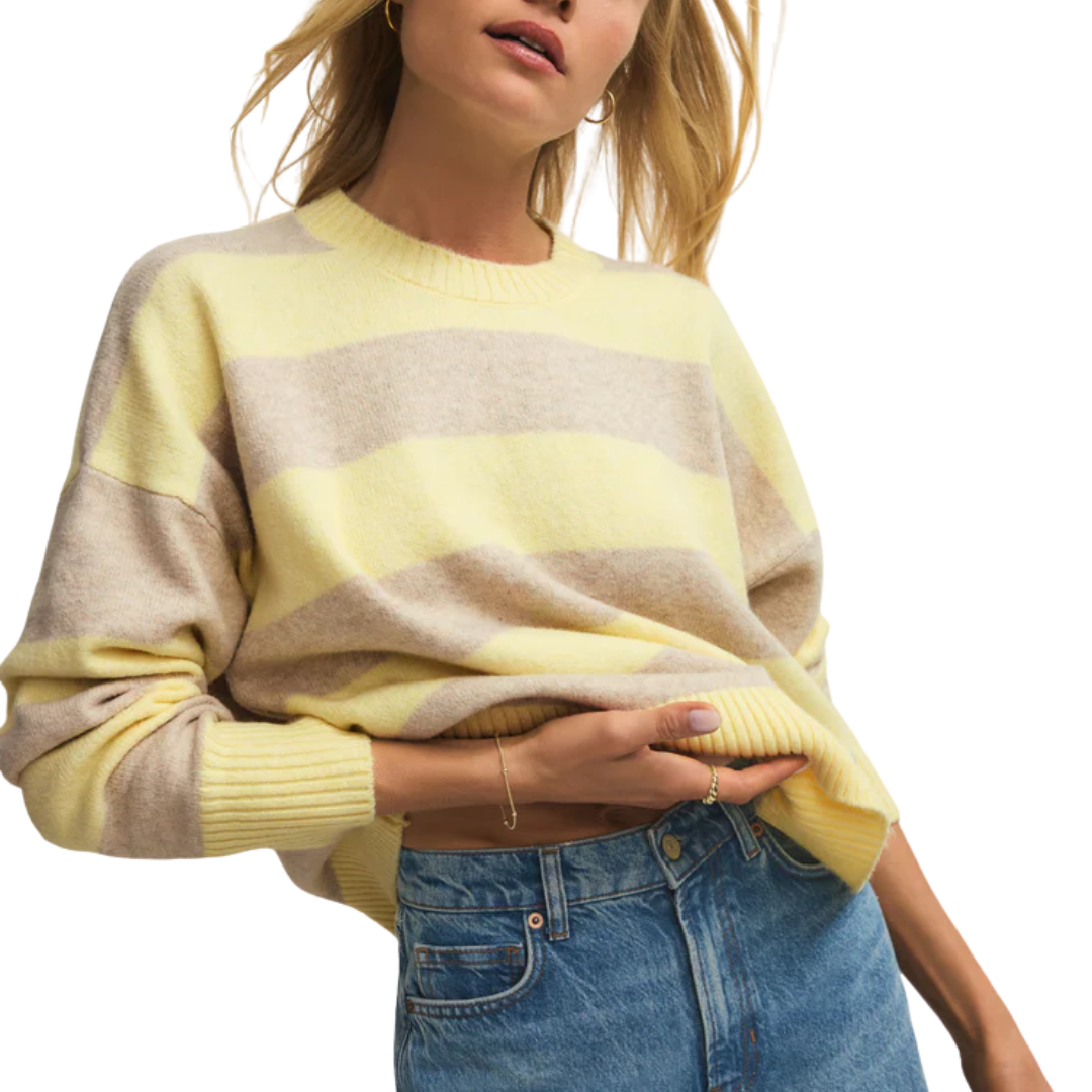 Cirrus Cozy Stripe Sweater in Sunnyside