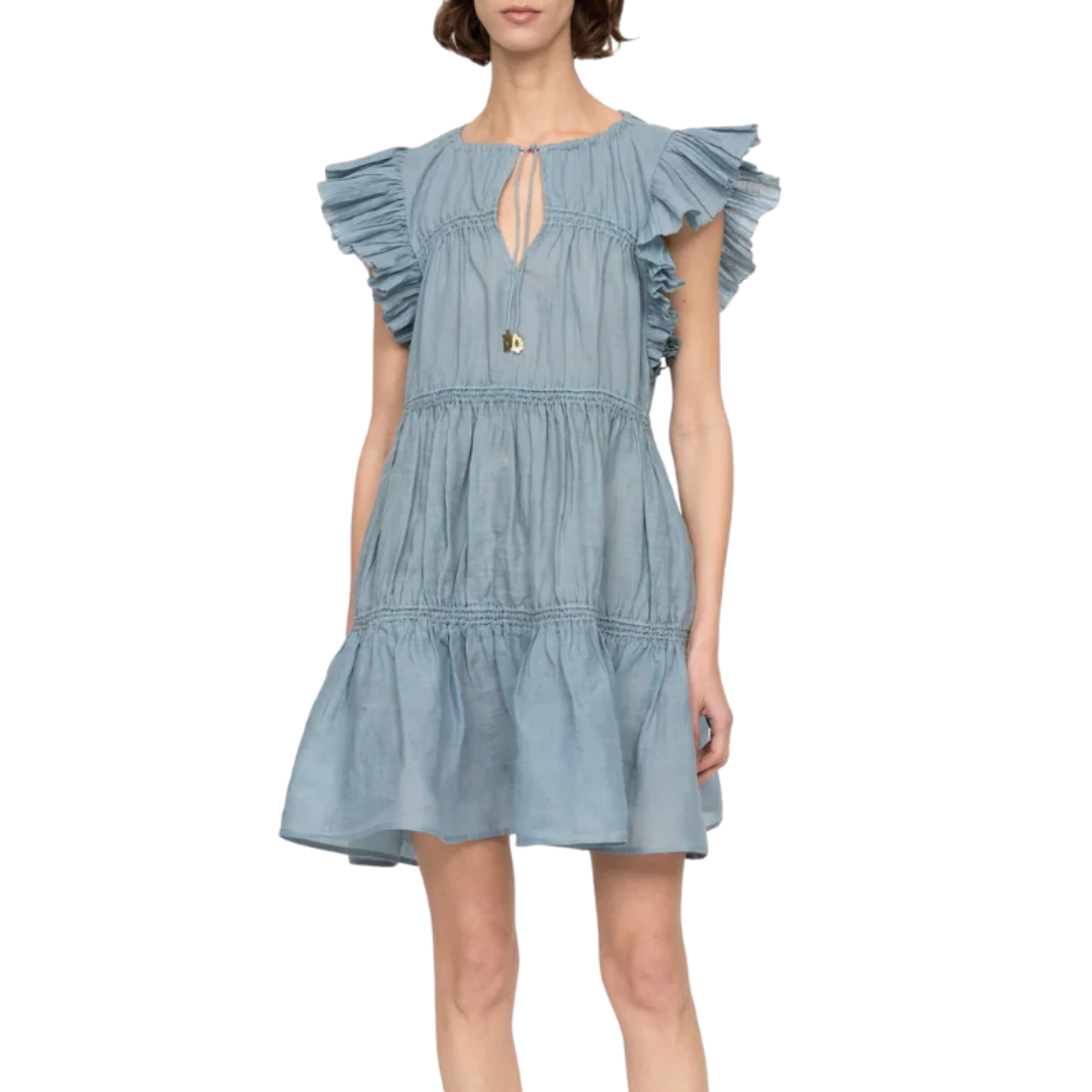 Anise Tunic Dress in Blue