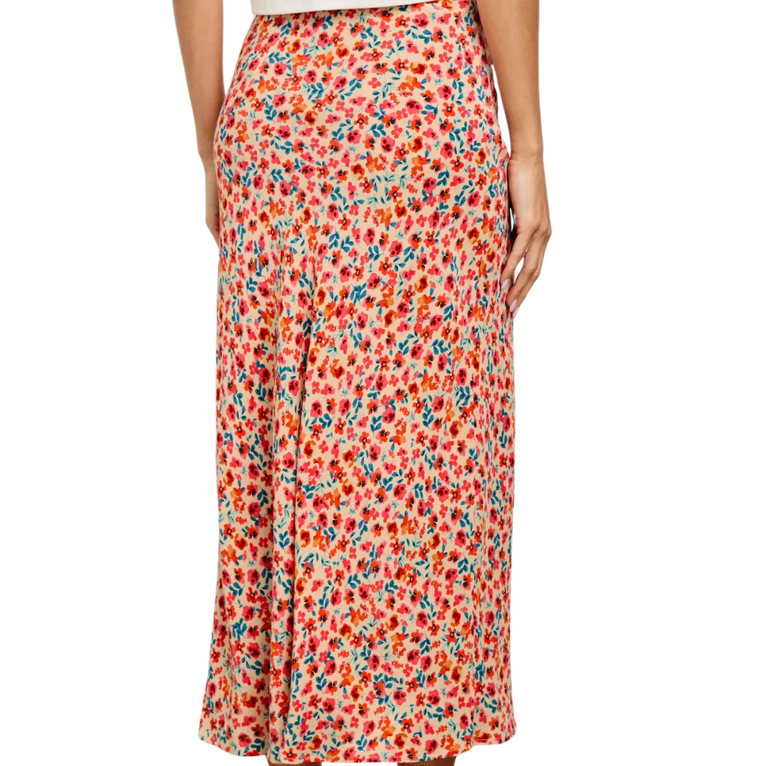 Rosetta Skirt in Red Posy