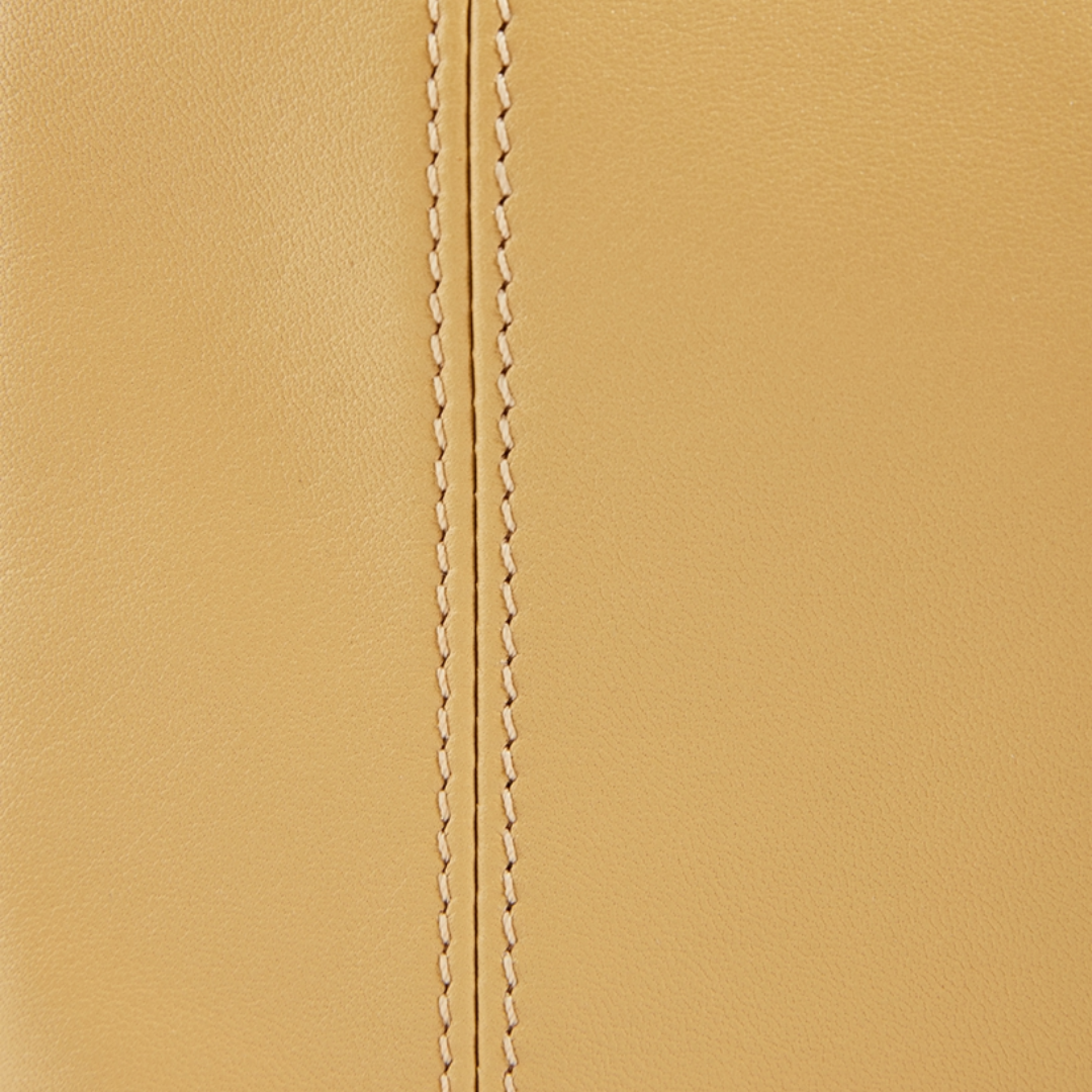 Le Pliage Cuir Backpack in Desert
