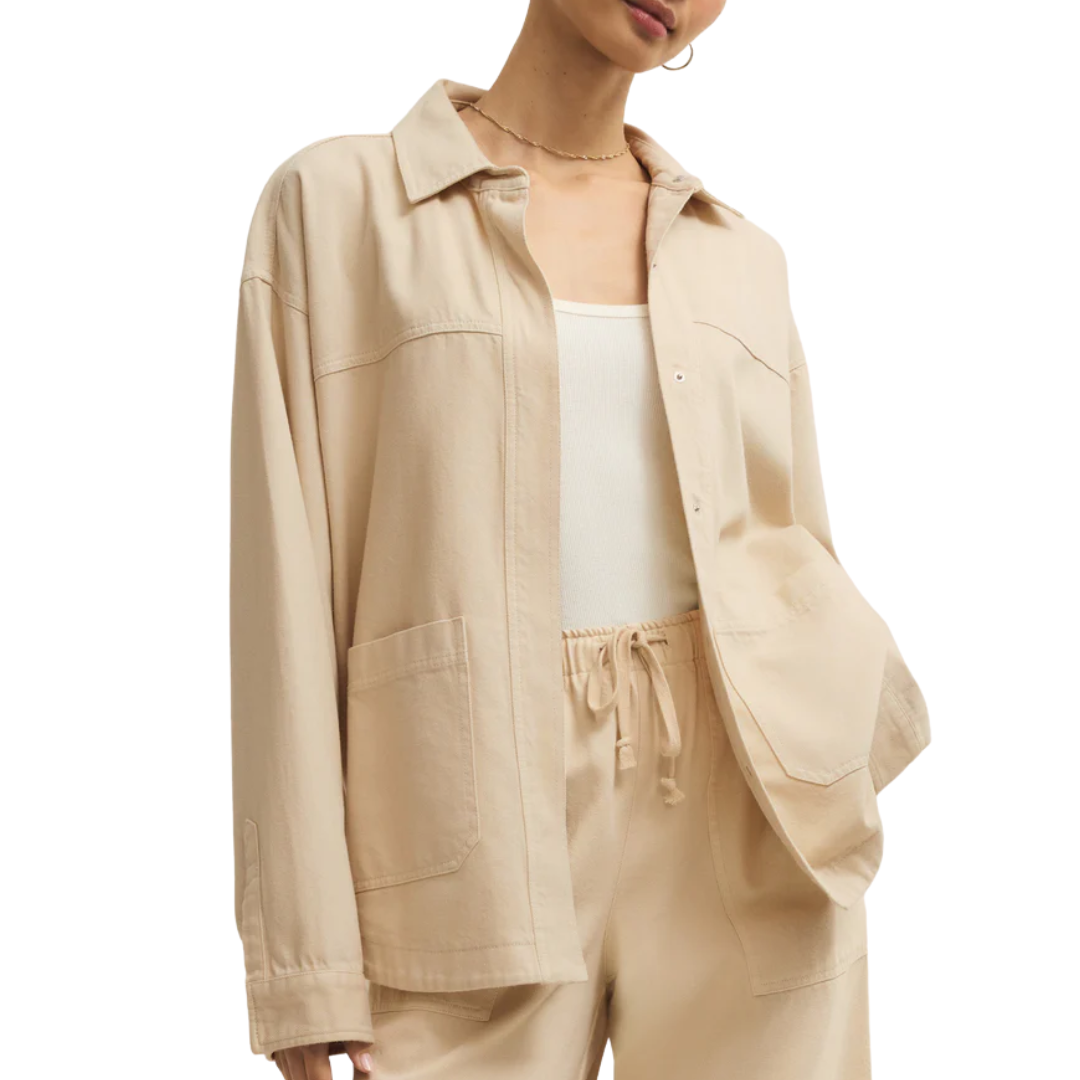 Bay Breeze Jacket in Parchment