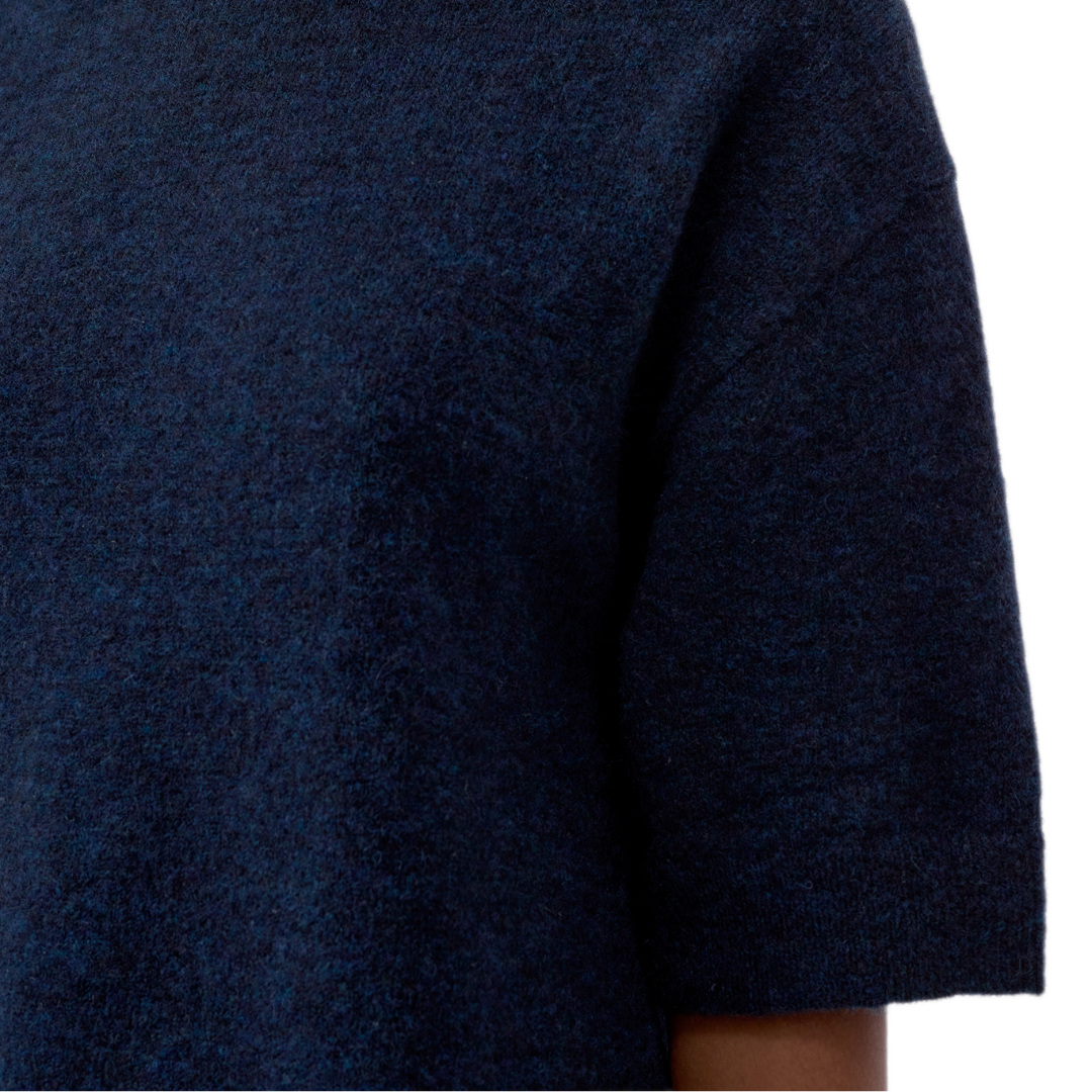 Crew Neck Pullover in Dark Night
