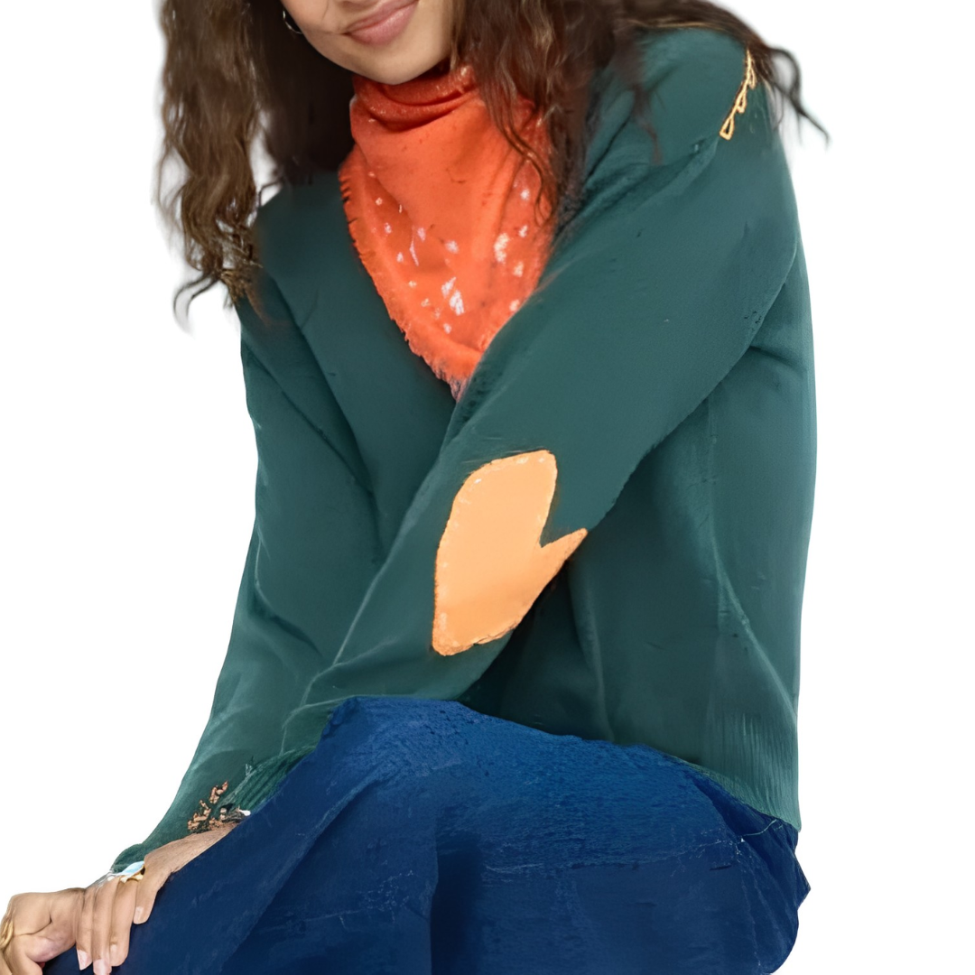 KR Cashmere Bandana in Tomato