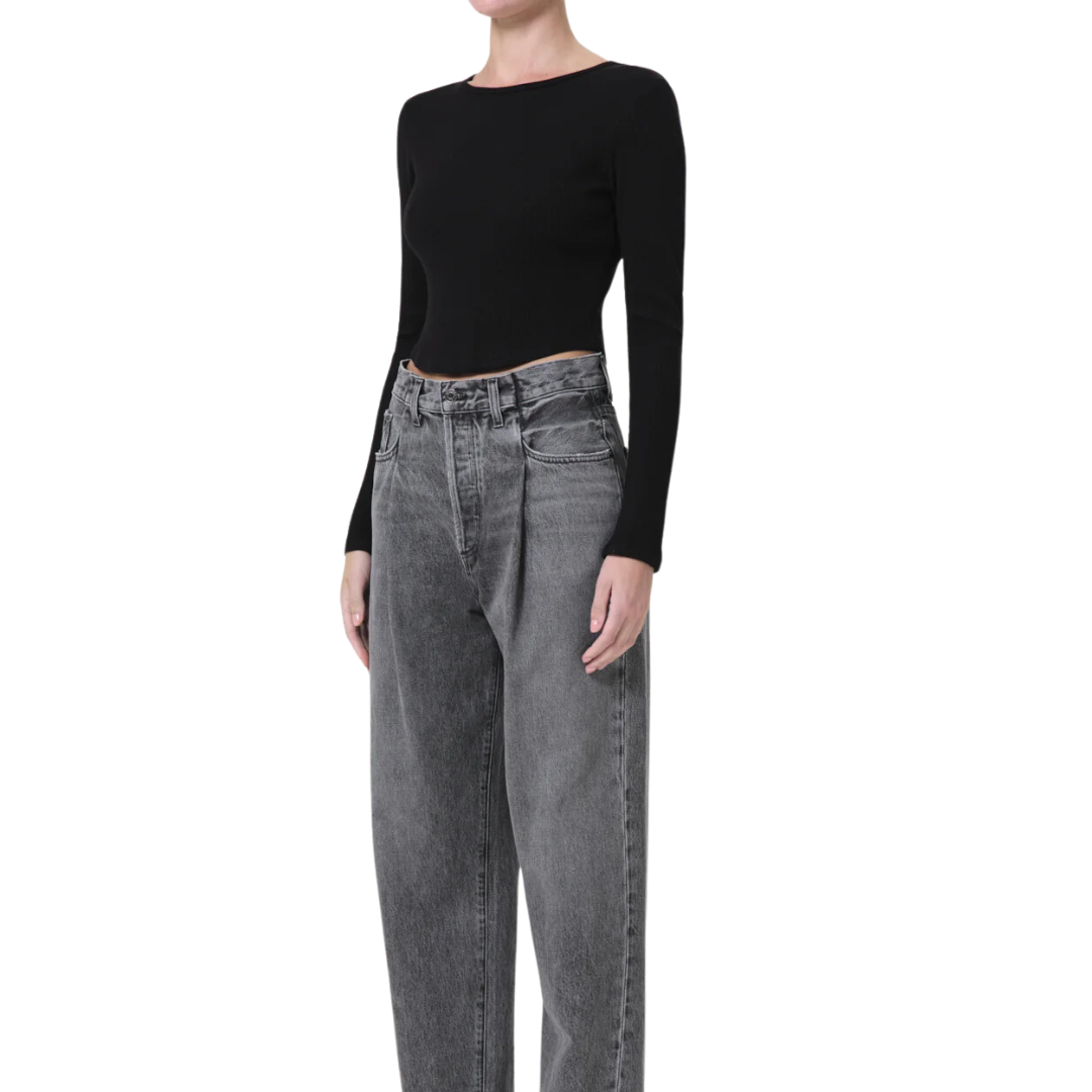 Nova Long Sleeve Tee in Americano