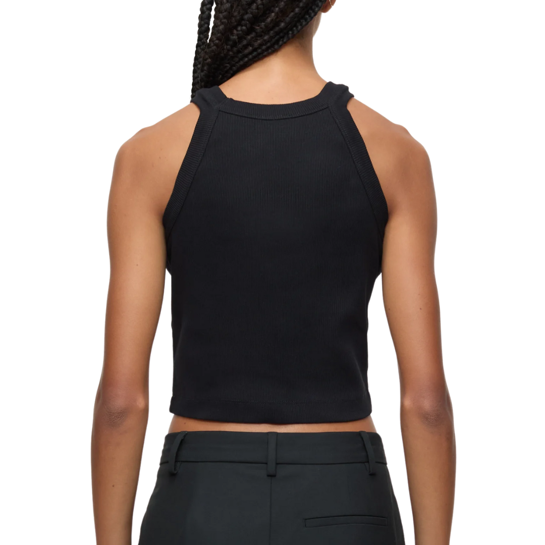 Racer Top in Black