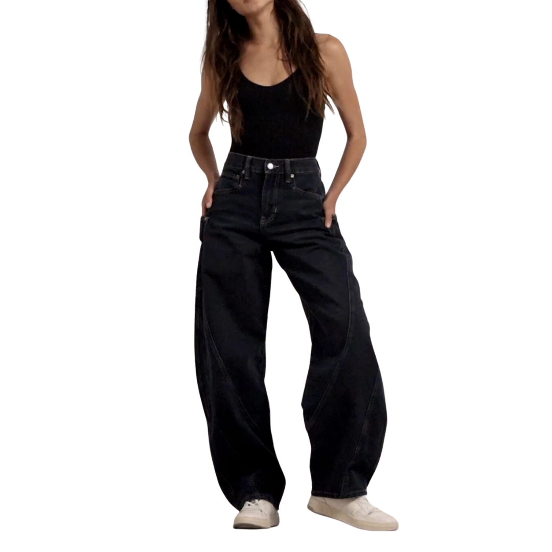 We The Free Sugar And Spice Barrel Jeans in Spooky Blue