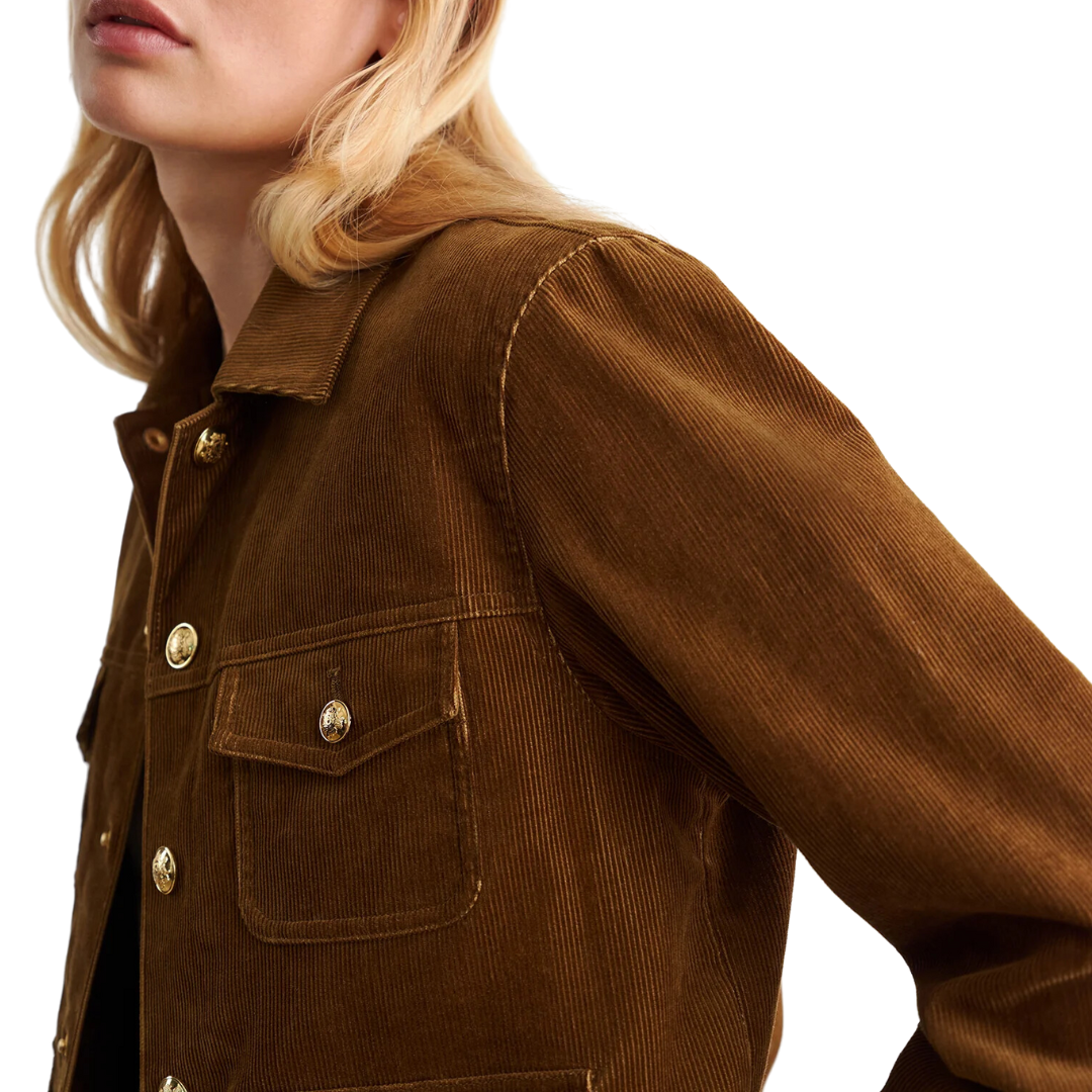 Lizeth Corduroy Jacket in Camel