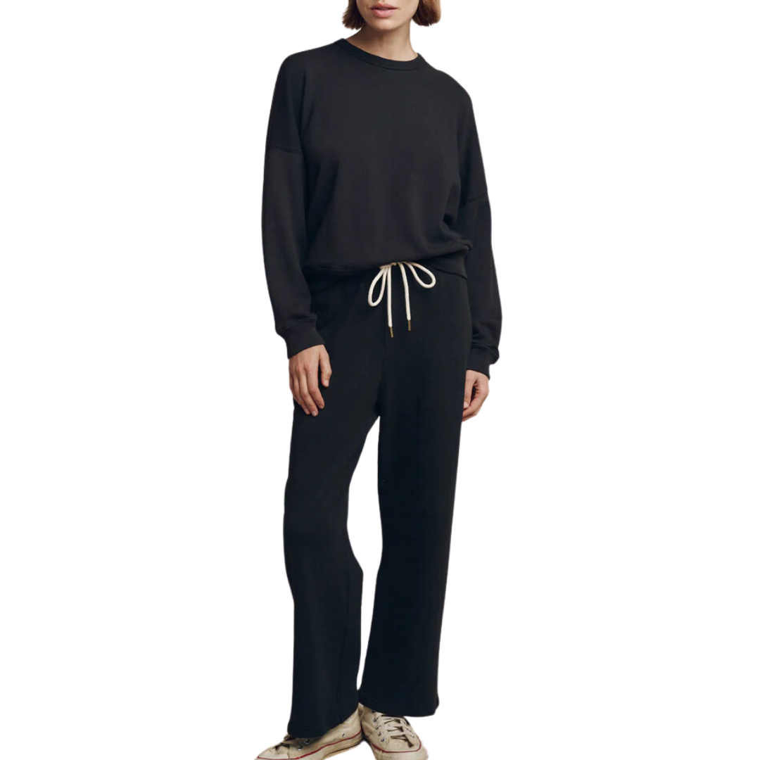 The Lap Sweatpant in Almost Black