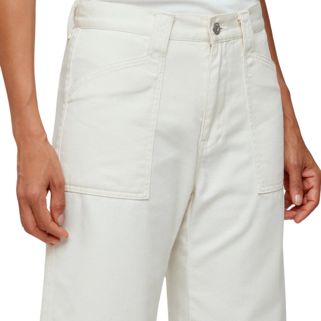 Anona Gusset Cargo Pants in Ivory