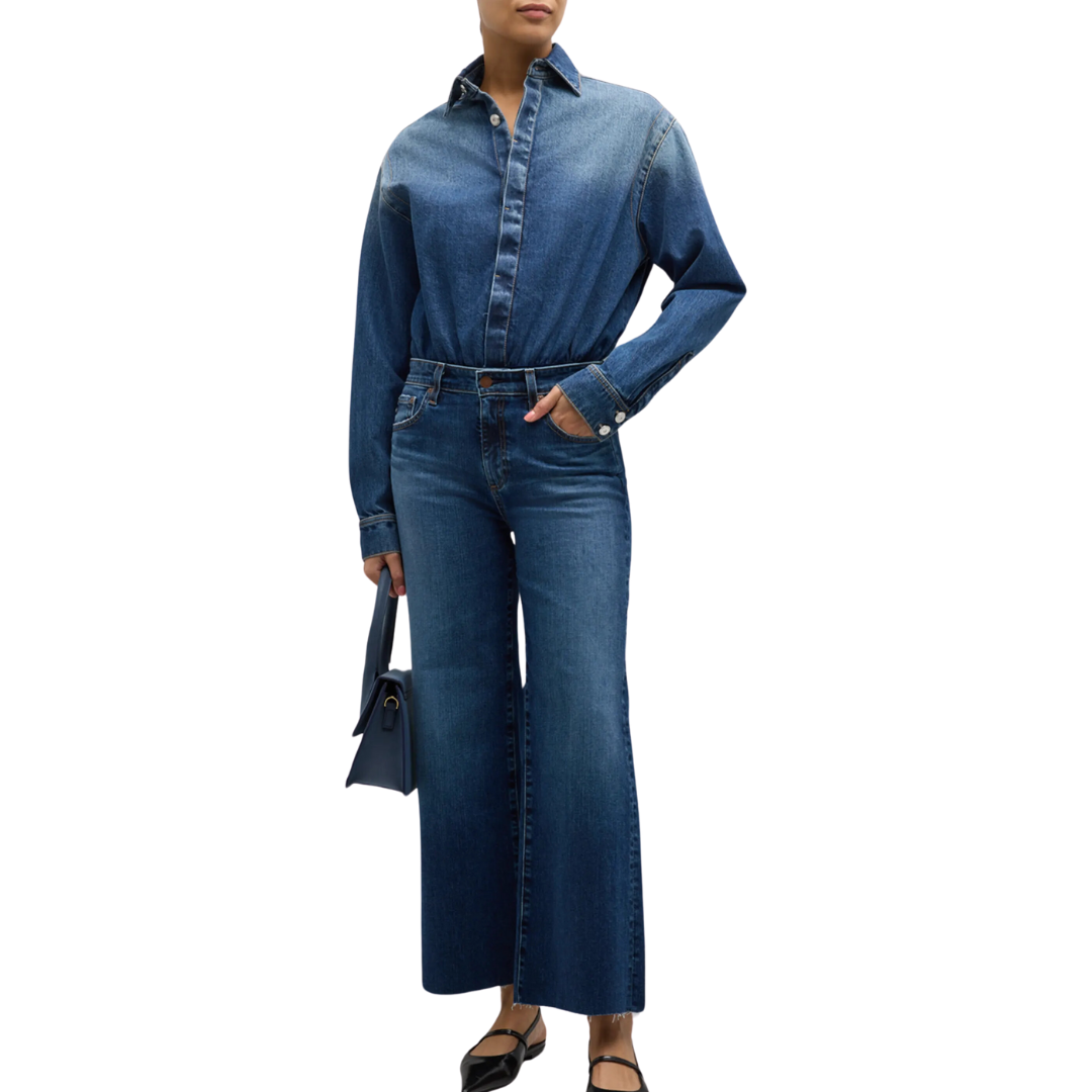 Saige Wide Leg Crop in Enigma