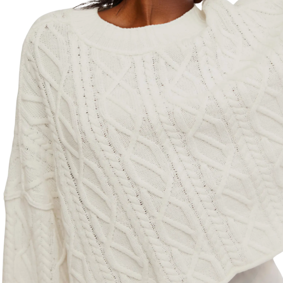 Washed Ashore Sweater in White