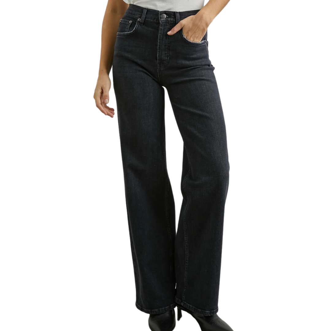 Getty Wide Leg in Black Pearl