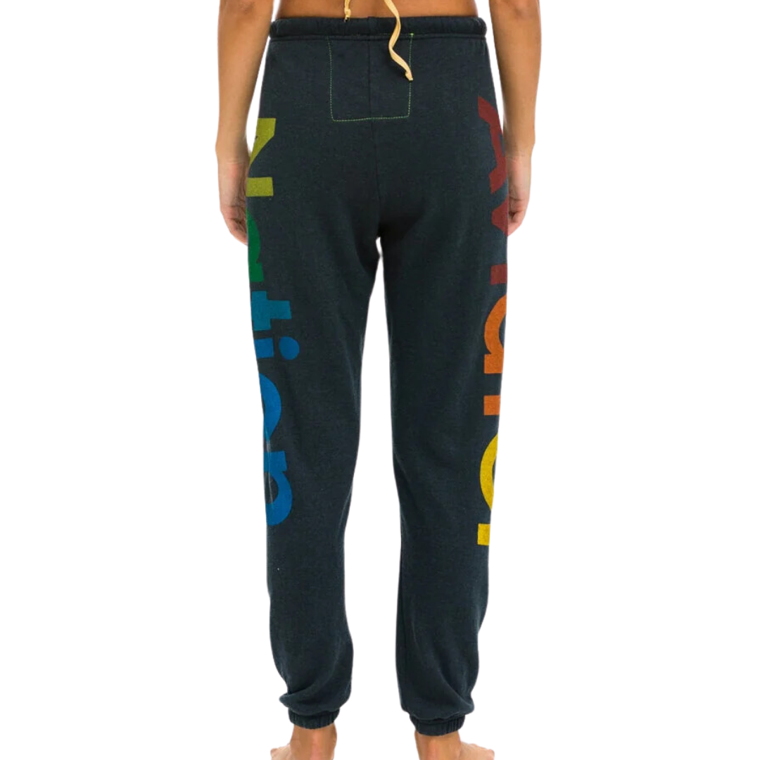 Logo Stitch Sweatpants in Charcoal