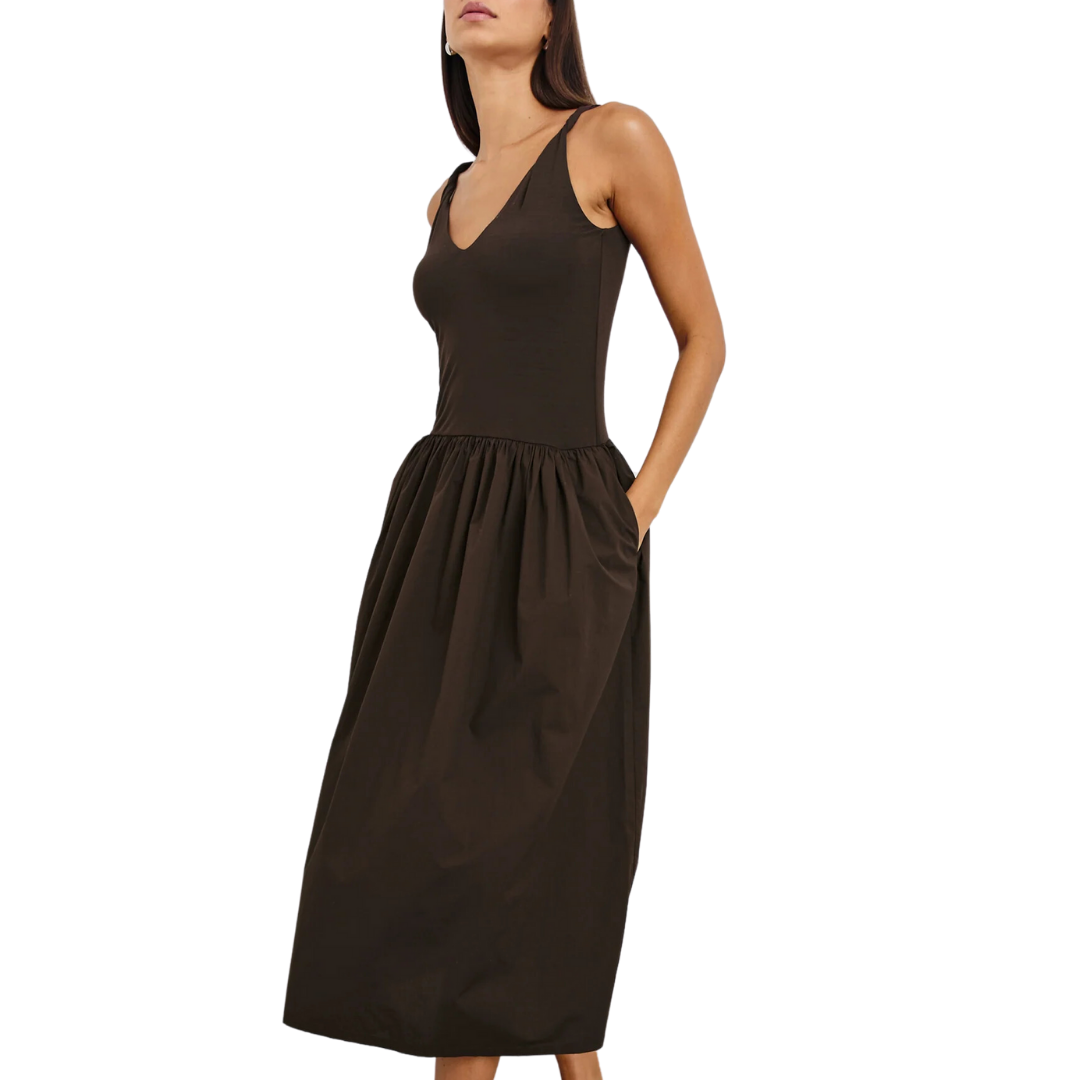 Franca Dress in Espresso