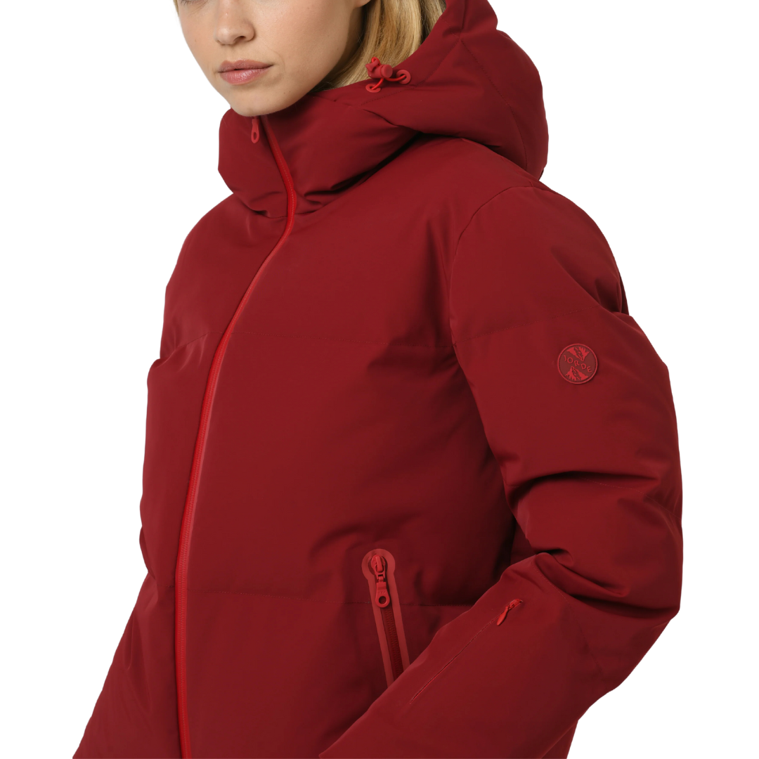 Poppy Ski Jacket in Ruby