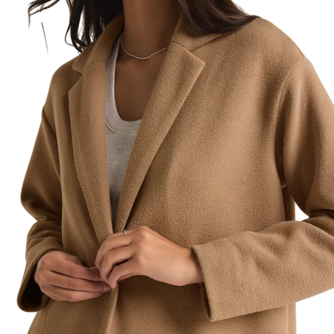 Mason Knit Coat in Classic Camel
