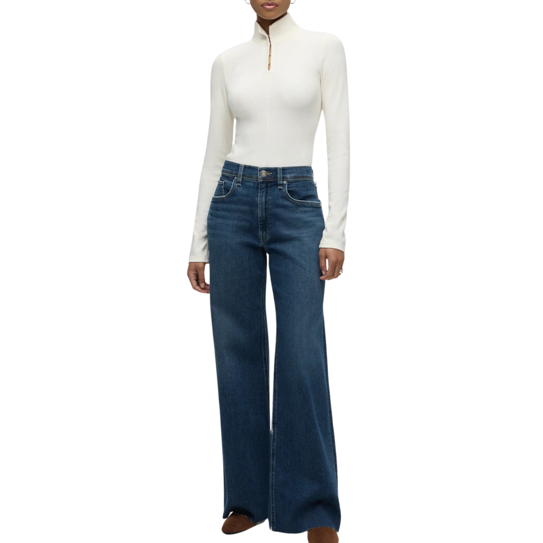 Jodie Loose Fit Wide Leg w/ Flap Jean