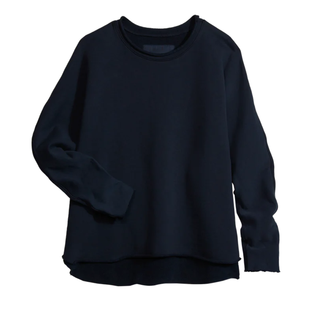 Anna Long-Sleeve Capelet in British Royal Navy