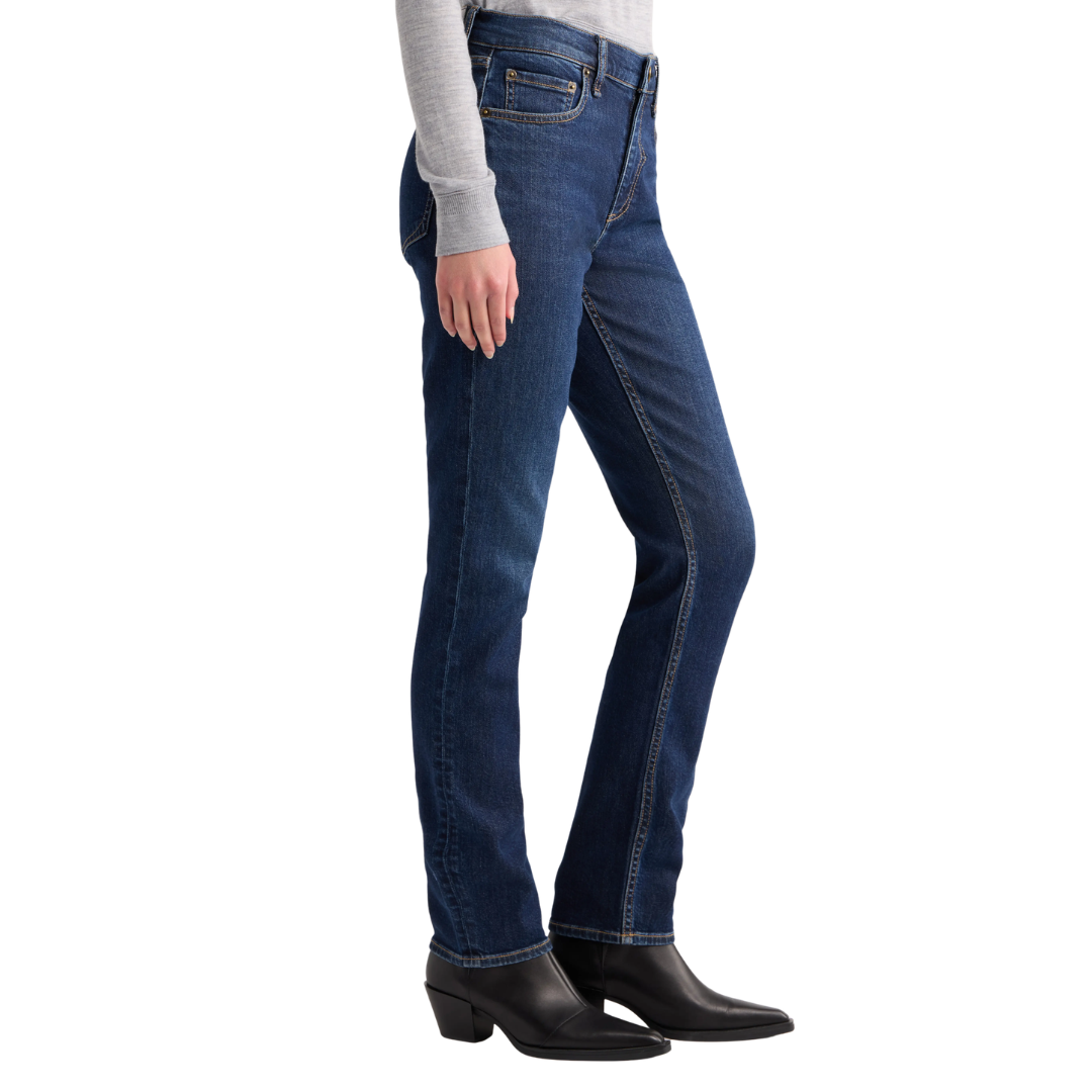 Wren Mid Rise Slim Jeans in Luna