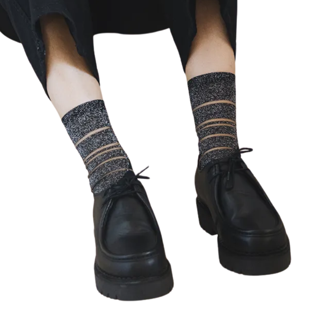 Tate Modern Socks in Silver