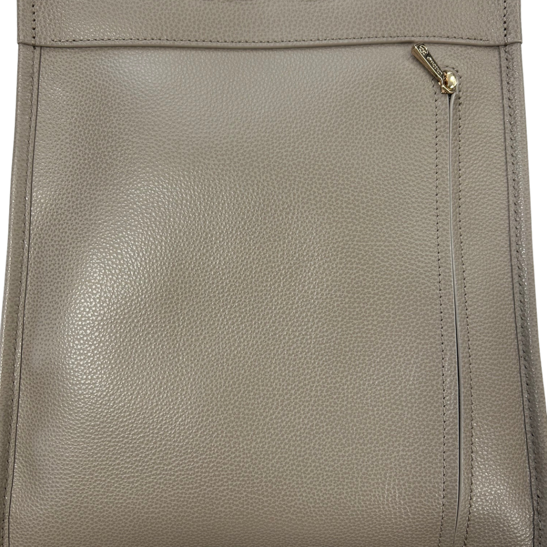 Leather Small Backpack in Turtledove