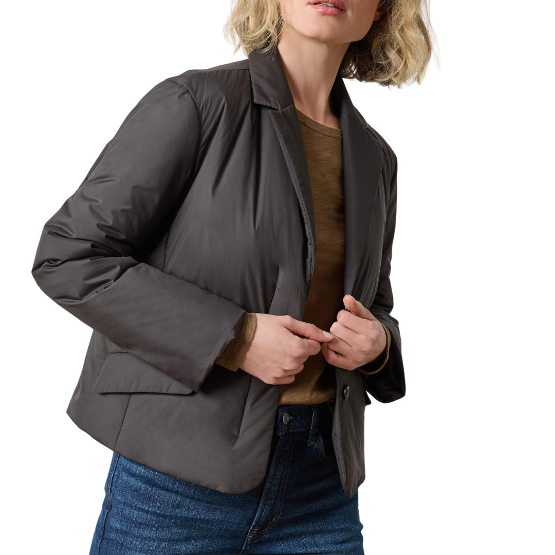 Padded Blazer in Black