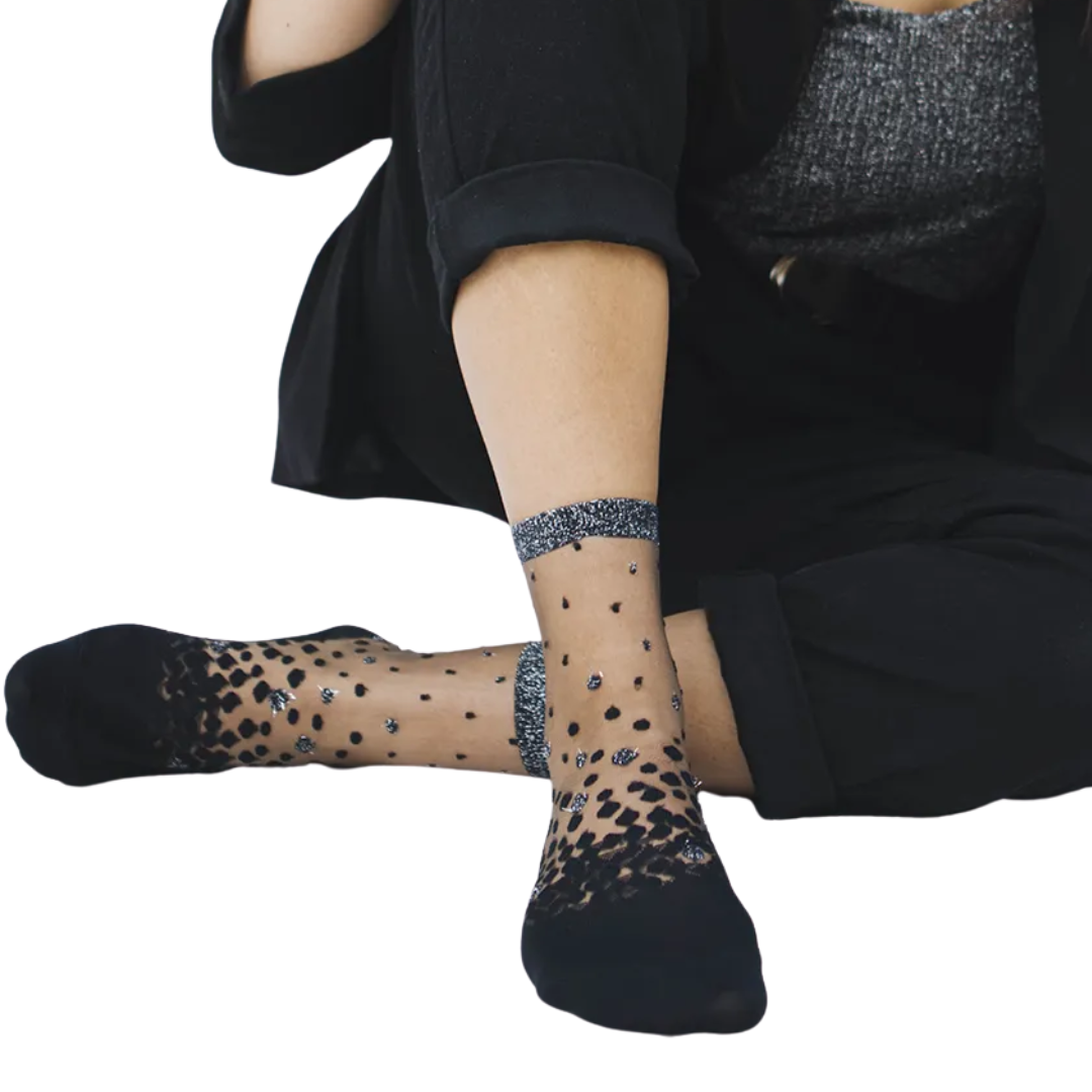 Nakameguro Socks in Silver