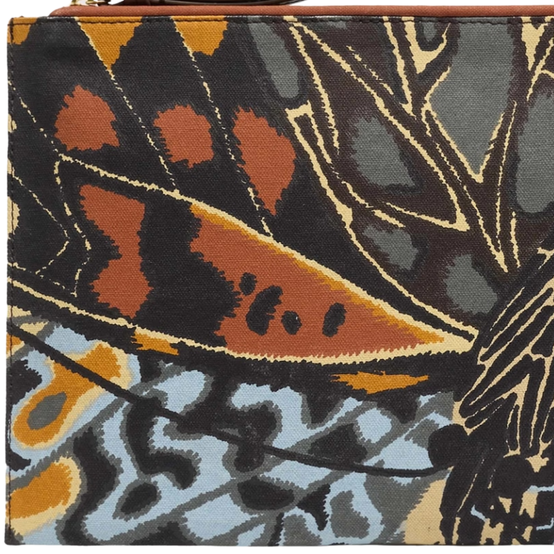 Papillons Pouch in Naturel