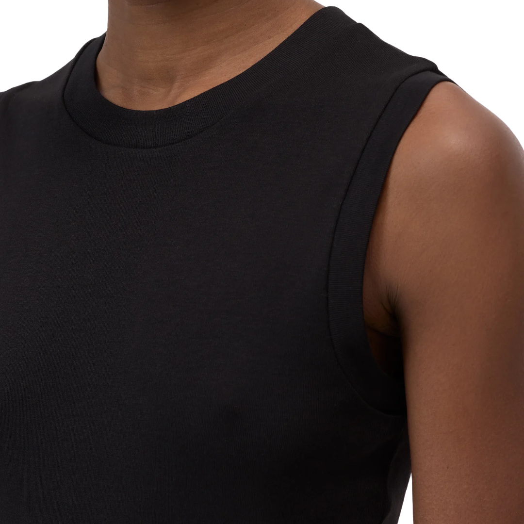 Crewneck Top in Black