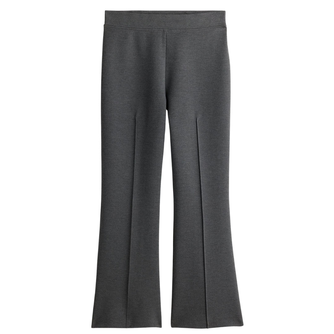 Ponte Rene Pull On Pant in Heather Grey