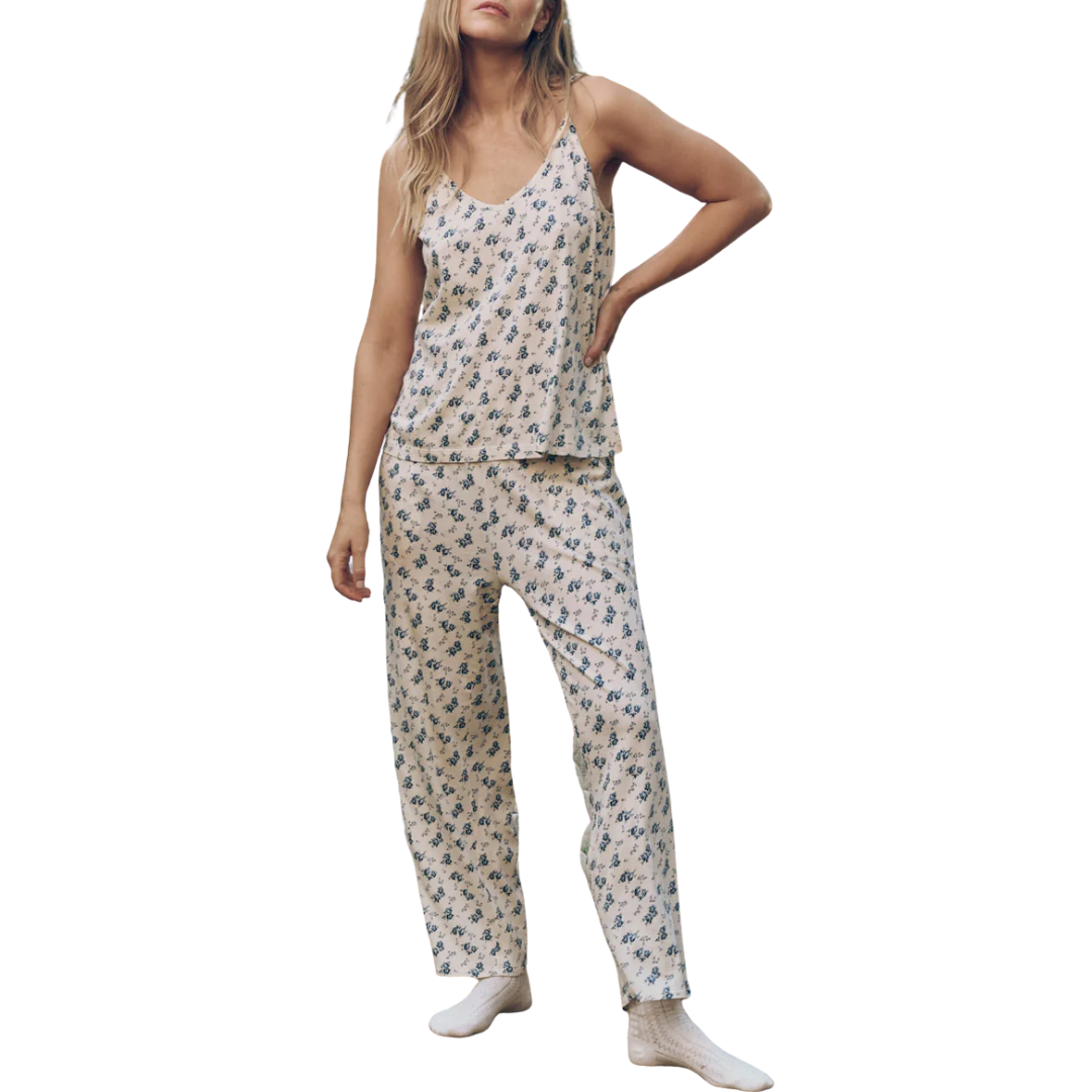 The Jersey Easy Sleep Pant in Indigo Rose