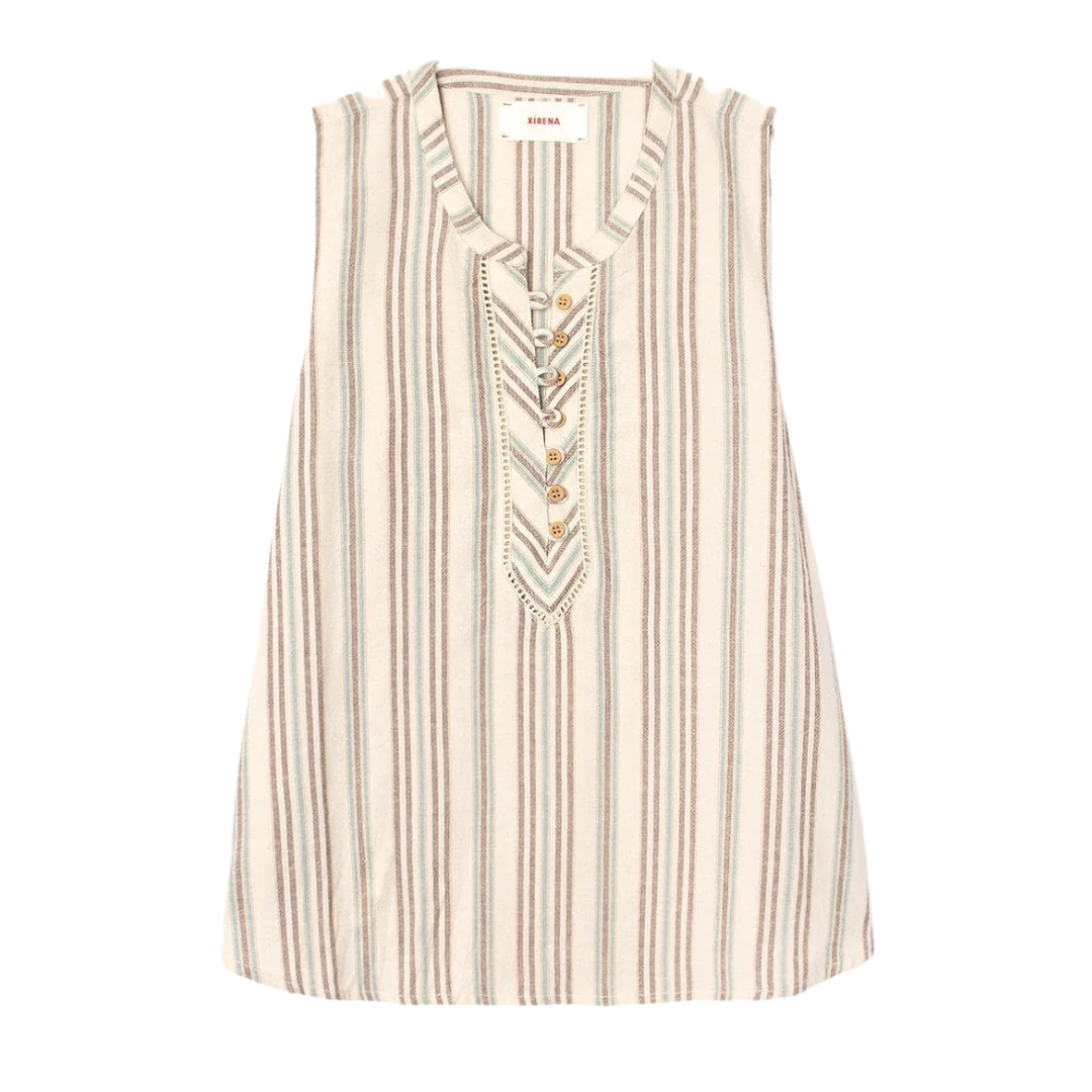 Twyla Top in Ivory Sand