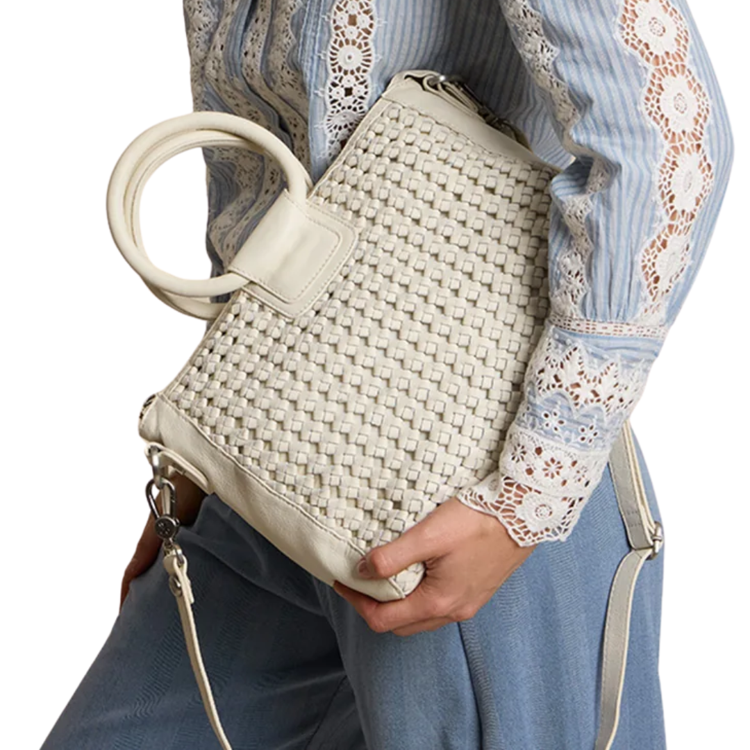 Sheila Medium Satchel in Whitecap