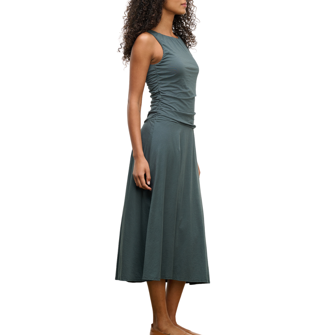 Pia Dress in Mallard