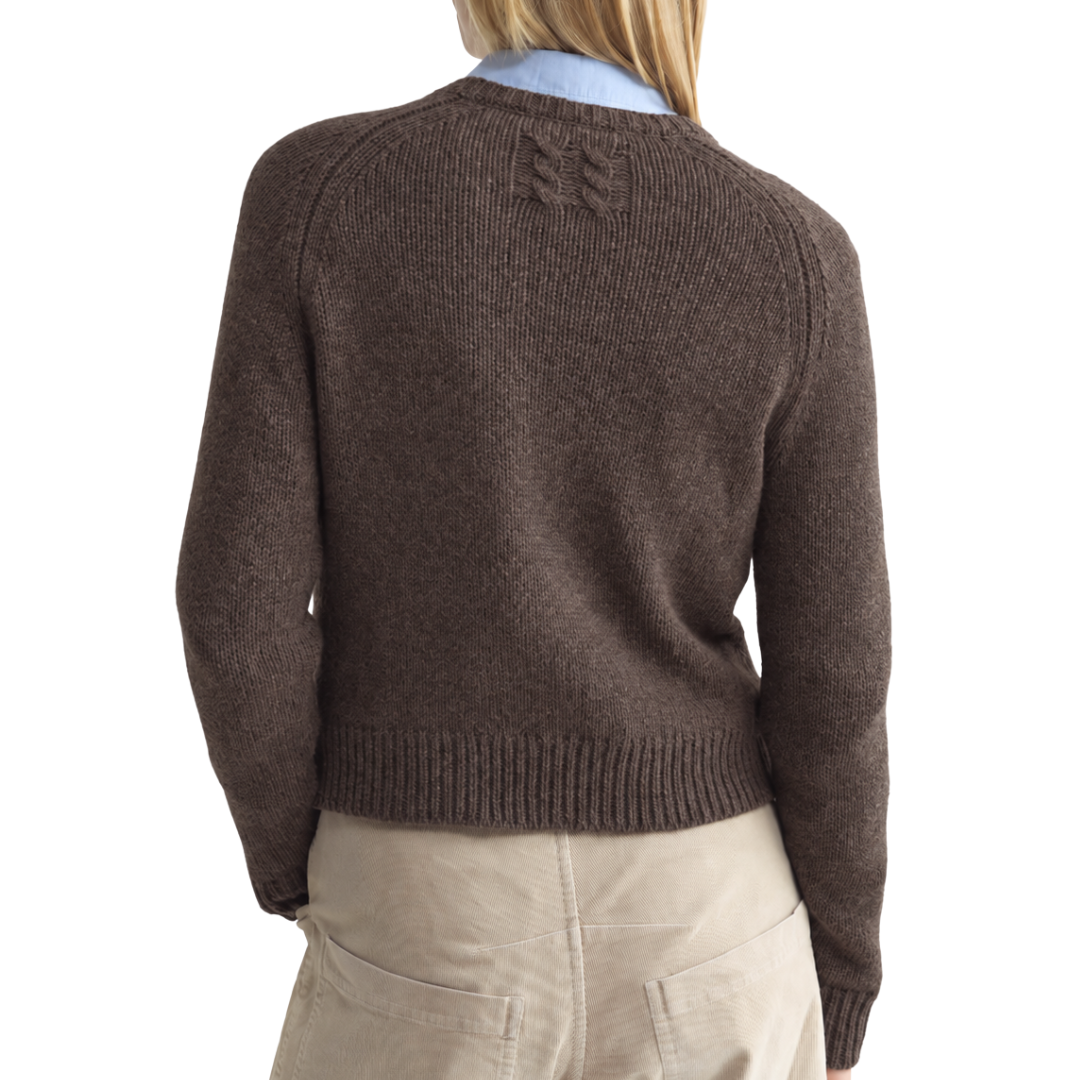 Laurel Sweater in Walnut Heather