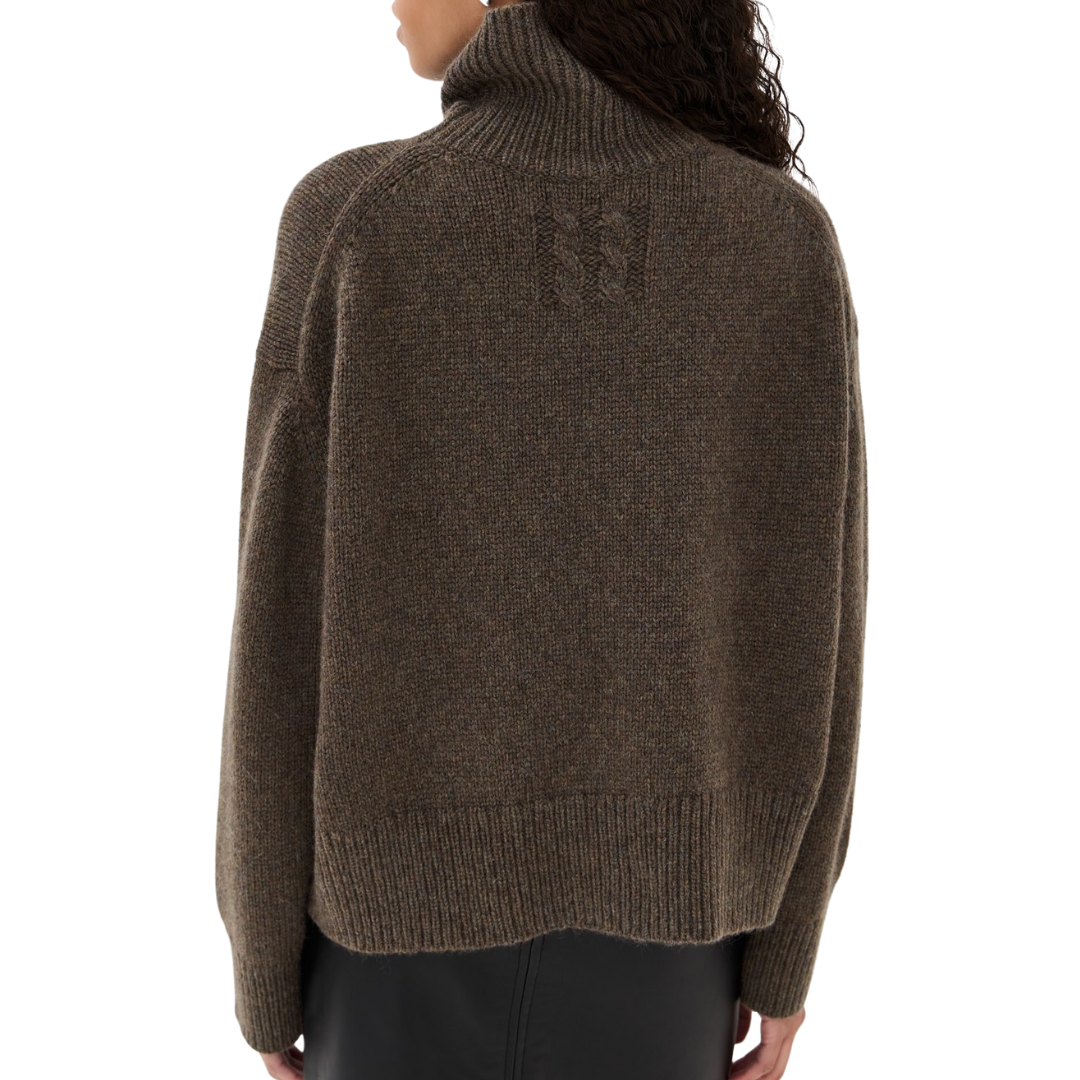 Tabitha Sweater in Redwood Melange