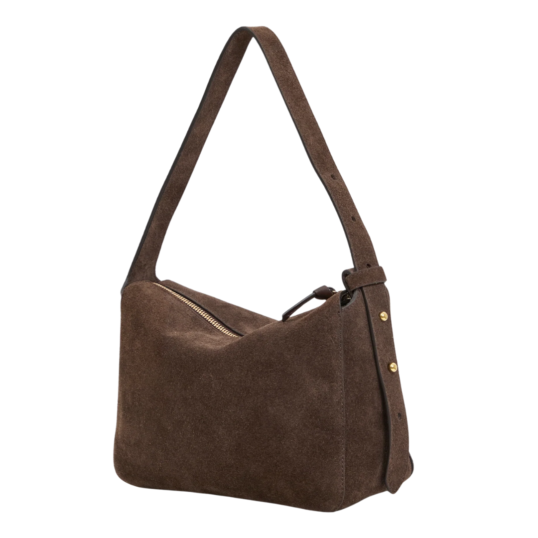 Fleurine in Chocolate Suede