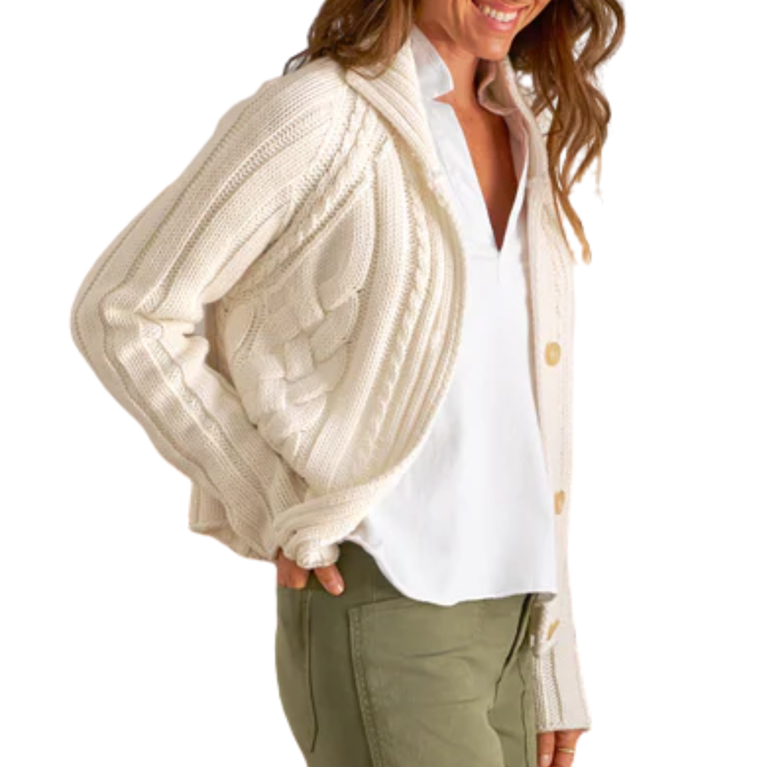 Mini Cotswolds Cardigan Ivory
